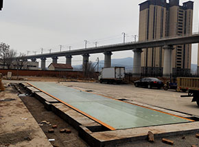 山西高平市農(nóng)商智慧城(農(nóng)貿市場)100噸地磅